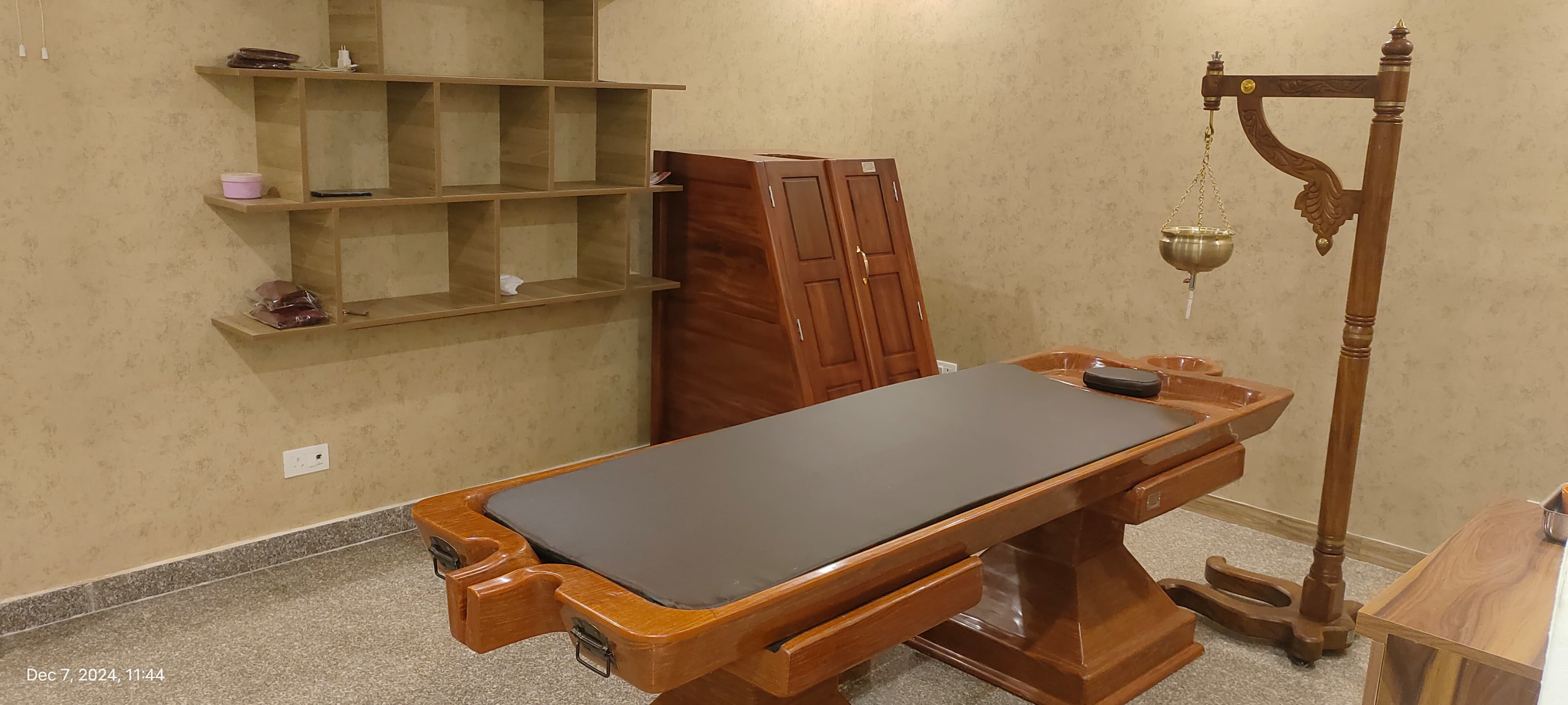 Panchakarma treatment room